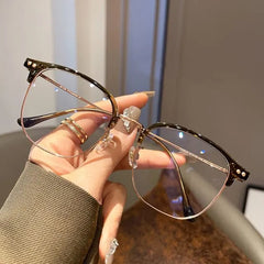 Browline Frame Blue Light Blocking Glasses