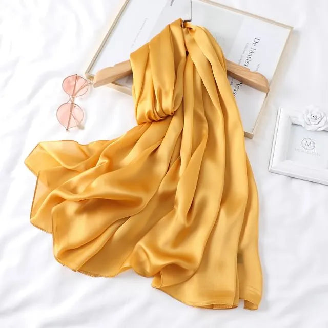 Plain Satin Scarf