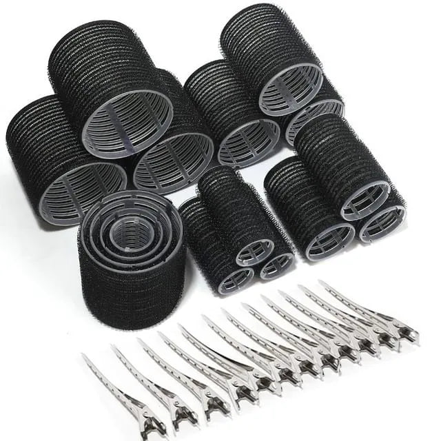 Set:  Hair Roller + Metal Styling Hair Clip