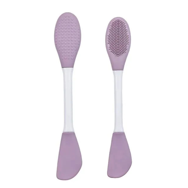 Dual Head Silicone Face Cleaning Brush