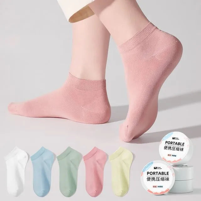 Travel Plain Disposable Socks (Various Designs) / Set