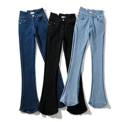 High Waist Flared Jeans