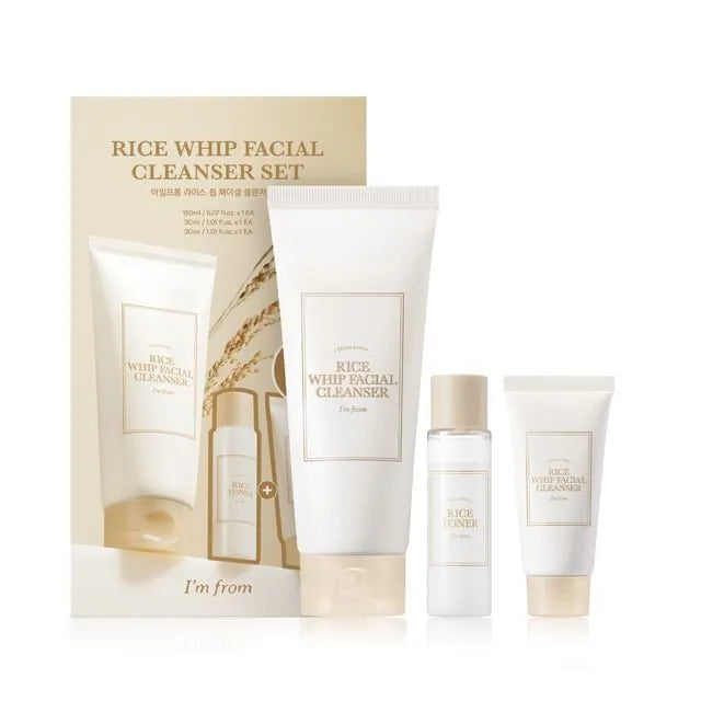 Rice Whip Facial Cleanser Set
