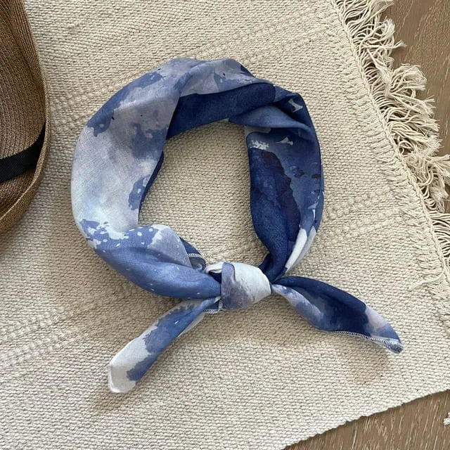 Tie Dye Cotton Scarf