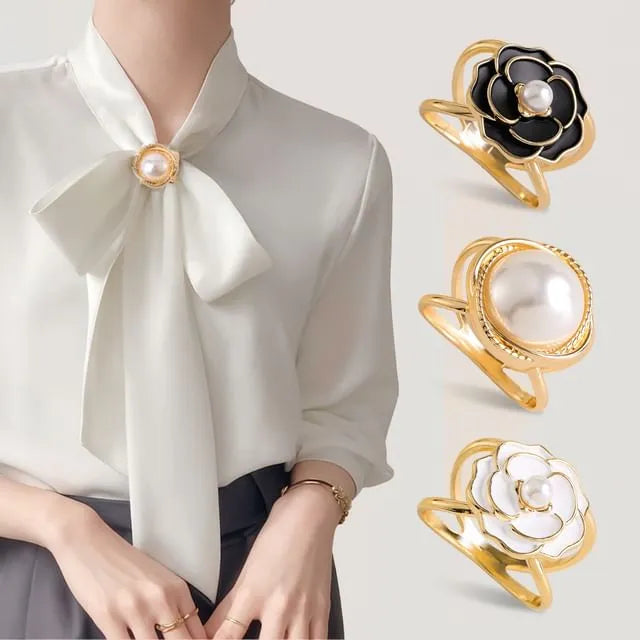 Embellished Scarf Ring