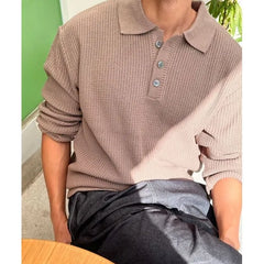 Plain Polo Sweater