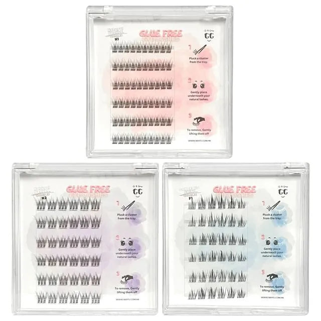 Glue Free Eyelashes Gorgeous Fairy F1 with Eyelash Applicator
