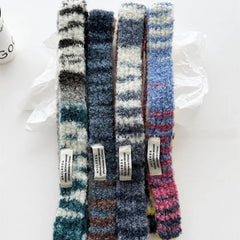 Gradient Knit Skinny Scarf