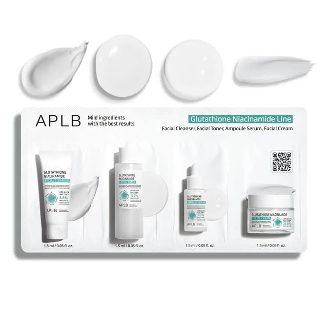 Glutathione Niacinamide Skin 4 Types Sachet Set