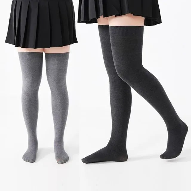 [XL] Fleece Lined Over-The-Knee Stockings