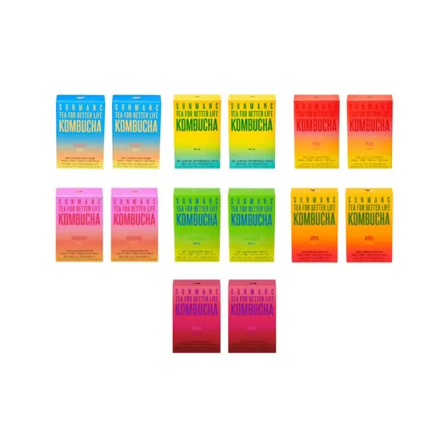 Tea For Better Life Kombucha Mini Pack Bundle Set - 7 Types