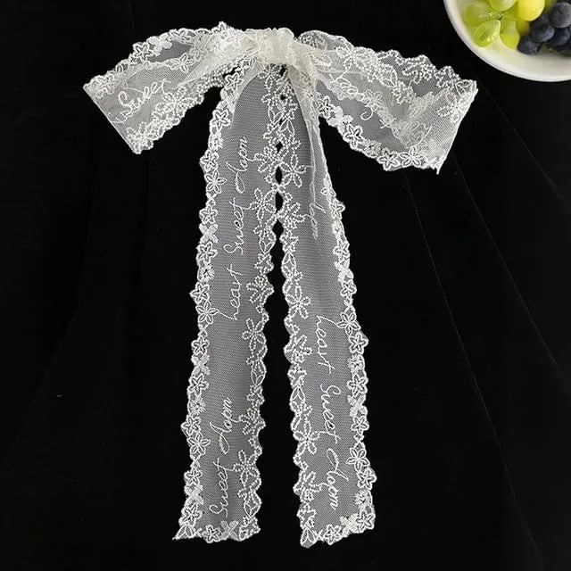 Lace Narrow Scarf (Various Designs)