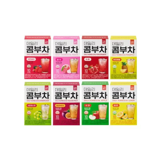 Daily Kombucha - 8 Types