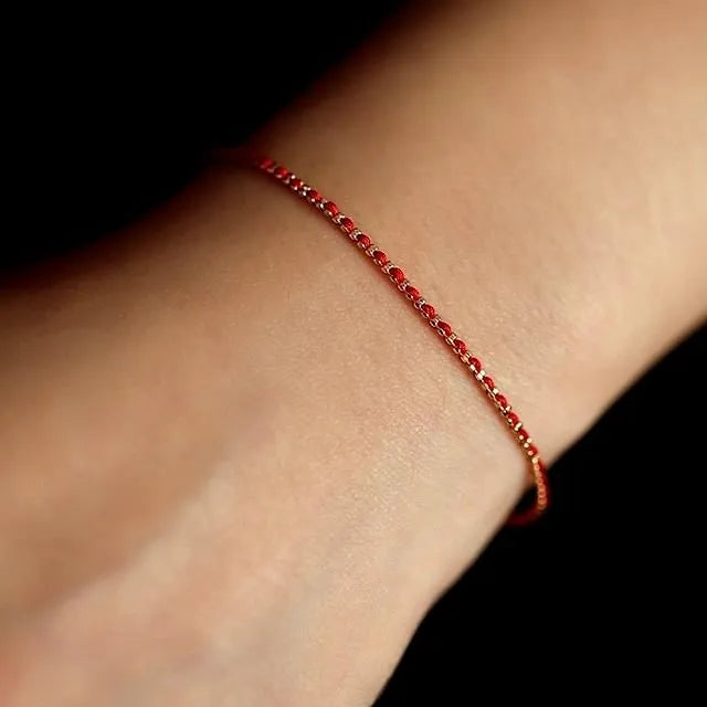 S925 Sterling Silver String Bracelet