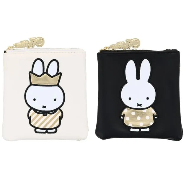 Miffy 70 Square Makeup Pouch (Dick Bruna Gold & Black  Series)