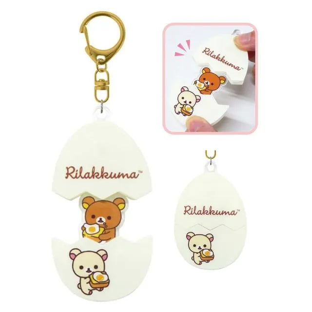 Rilakkuma & Korilakkuma Pakatto Acrylic Bag Charm