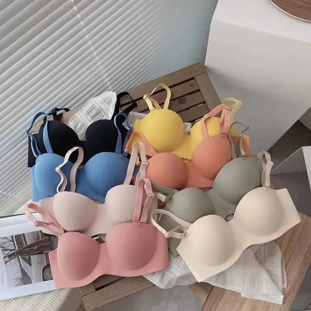 Plain Seamless Wireless Bra