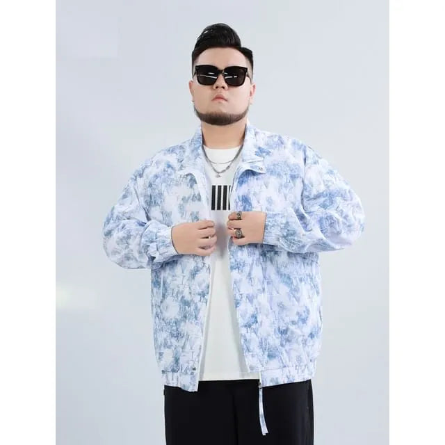 Tie Dye Zip-Up Jacket