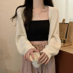 Plain Bolero Cardigan