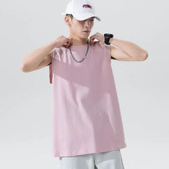 Round Neck Plain Tank Top