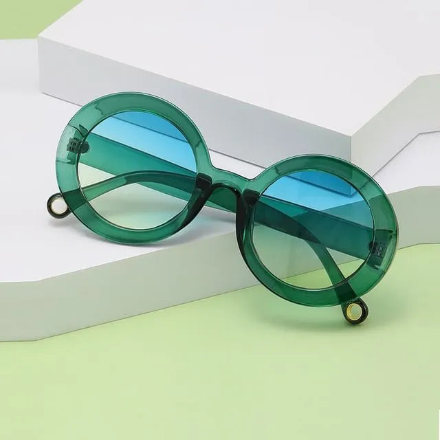 Round Plastic Sunglasses