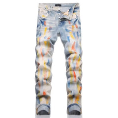 High Waist Washed Slim Fit Jeans