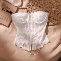 Plain Lace Corset Top