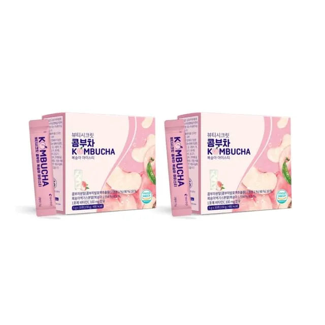 Beauty Secret Kombucha Peach Ice Tea Bundle Set