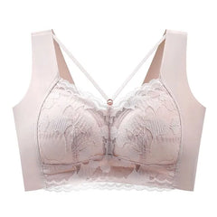 [90B - 115E] Plus Size Lace Full Cup Bra