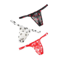 Dotted Sheer Tanga Briefs