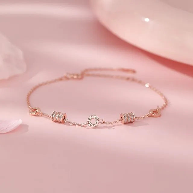 999 Silver Rhinestone Bracelet