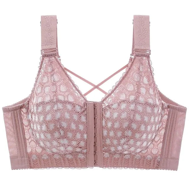 [90A - 120E] Plus Size Lace Bra
