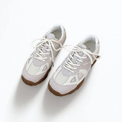 Mesh Panel Rubber Sole Sneakers