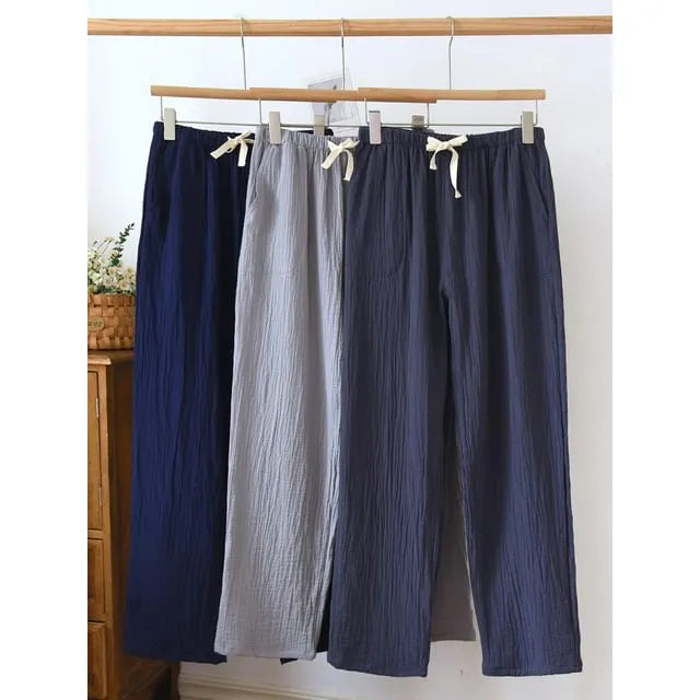 Mid Rise Plain Pajama Pants
