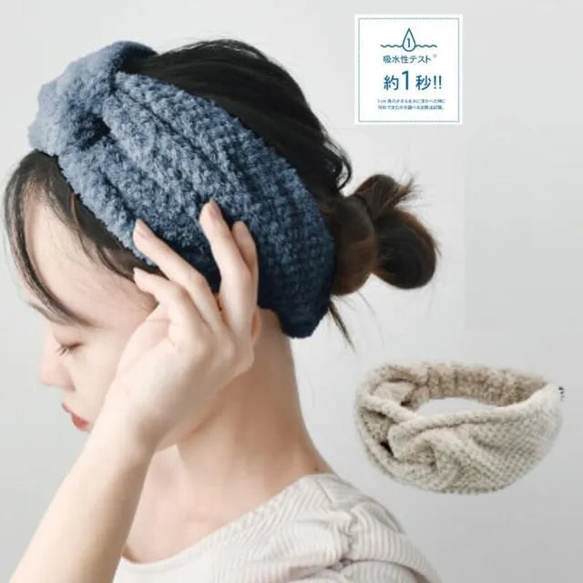 dimanche Face Wash Headband Greige