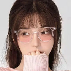Square Tinted Lenses Blush Sunglasses