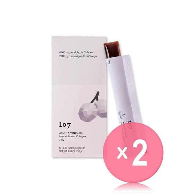 Aronia Vinegar Low Molecular Collagen 2pcs Bundle Set