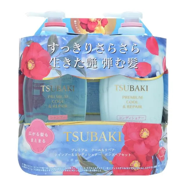 Tsubaki Premium Cool & Repair Shampoo & Conditioner Set