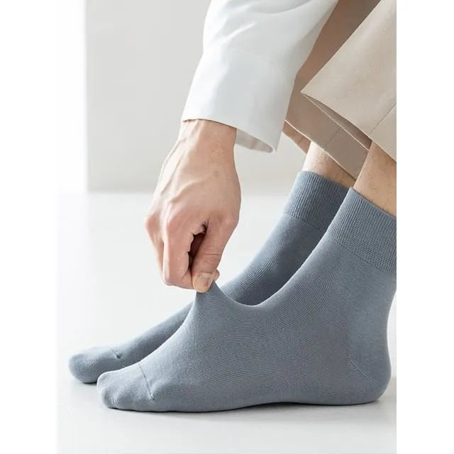 Set Of 3 Pairs: Plain Socks