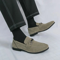 Horsebit Faux Suede Loafers