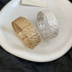 Textured Elastic Bangle