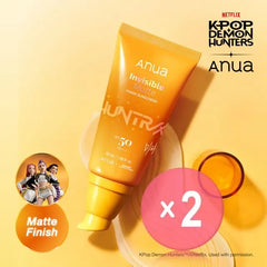 Kpop Demon Hunters Invisible Matte Finish Sunscreen 2pcs Bundle Set