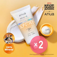 Kpop Demon Hunters Mineral Weightless Finish Sunscreen 2pcs Bundle Set