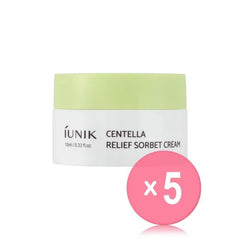 Centella Relief Sorbet Cream Mini 5pcs Bundle Set