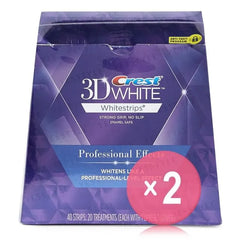 Crest 3D White Whitestrips Professional Effect 2pcs Bundle Set