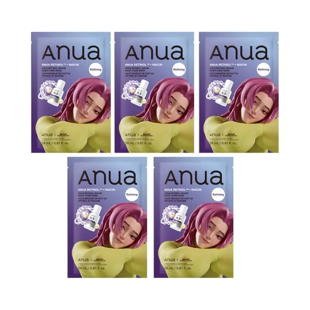 Bundle: Kpop Demon Hunters Retinol Niacin Night Care Mask Set