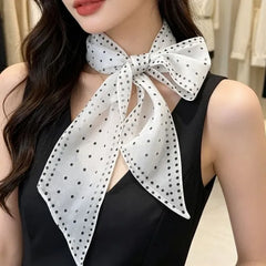 Micro Dot Sheer Scarf