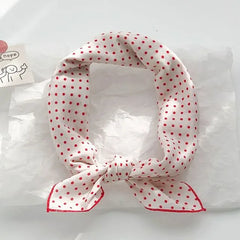 Polka Dot Square Scarf