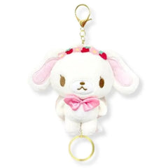 SUGARBUNNIES Plush Reel Bag Charm Shirousa White Bunny
