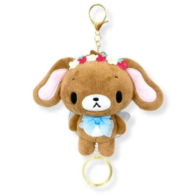 SUGARBUNNIES Plush Reel Bag Charm Kurousa Black Bunny